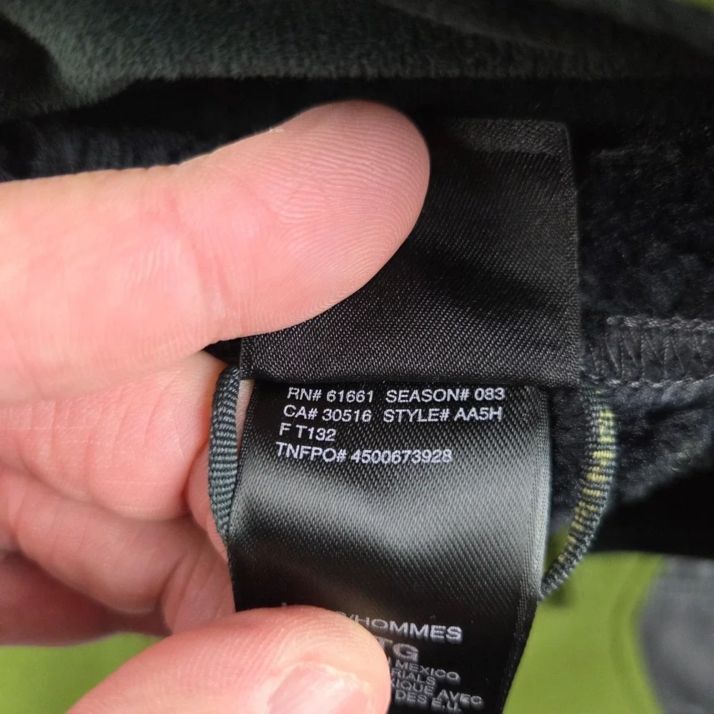 The North Face‎ Windwall POLARTEC Fleece Full Zip Winter Jacket Style AA5H XL